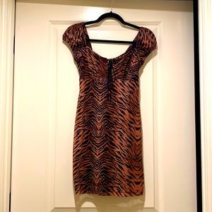 Motel Tiger Dress, Size XS